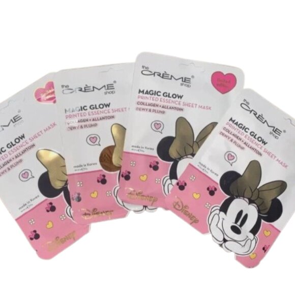 NEW Minnie Mouse | Magic Glow Collagen Printed Essence Sheet Mask Allantoin Dewy - Picture 8 of 9